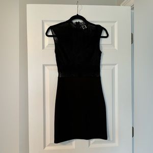 Windsor sheer lace detailed bodycon dress